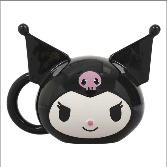 Sanrio Other - SANRIO KUROMI FACE SCULPTED MUG